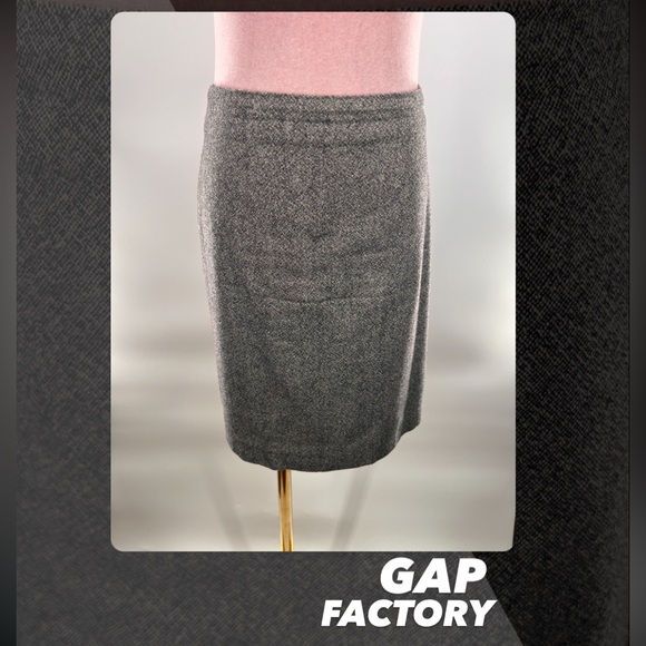 EUC Gap Factory Stretch Tweed Pencil Skirt - Picture 1 of 8